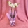 White Orchid with 2 Stems in Pot h50 cm