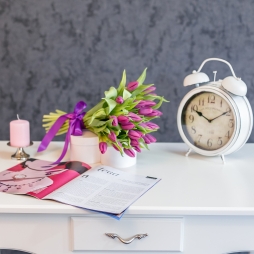 Buchet cu lalele mov alt vedere product 4