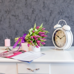 Buchet cu lalele mov alt vedere product 5