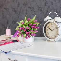 Buchet cu lalele mov alt vedere product 6