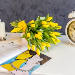 Buchet cu lalele galbene (25 buc.) alt vedere product 6