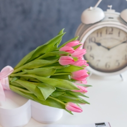 Buchet lalele roz (25 buc.) alt vedere product 6