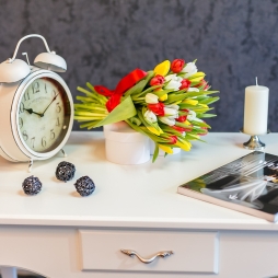 Buchet cu lalele multicolore (31 buc.) alt vedere product 4