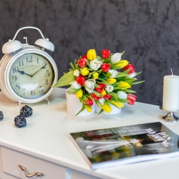 Buchet cu lalele multicolore (31 buc.) alt vedere product 5